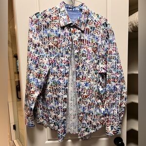 Robert Graham Geometric Pattern Button Down
